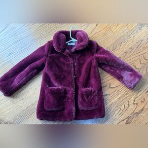 Kids H&M faux fur coat. Excellent condition